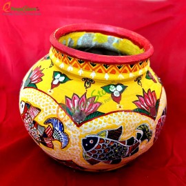 Decorative Wedding Pots / Fish Designed Wedding Pots (2 Pots with 2 lids)